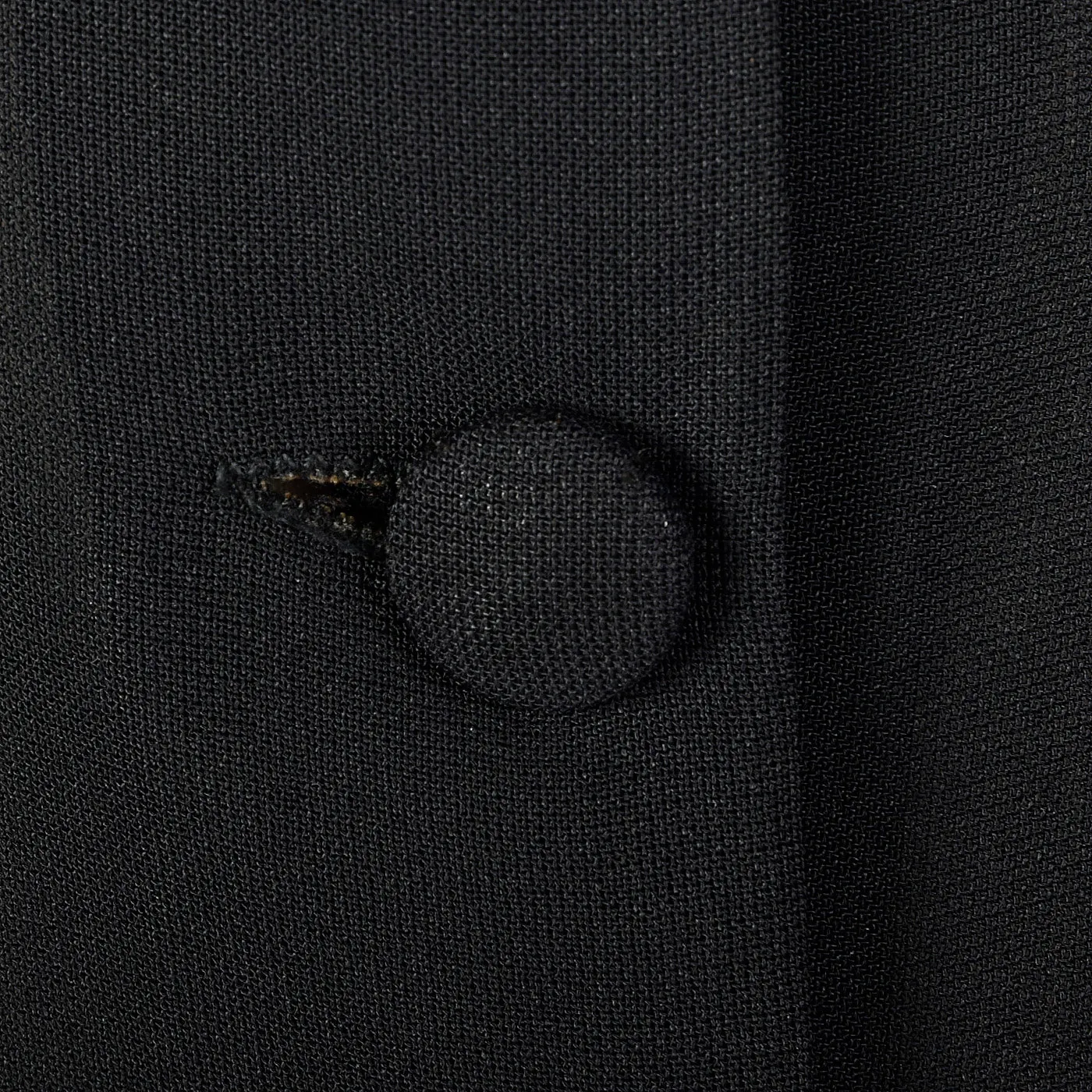 1940s Sheer Black Skirt Suit