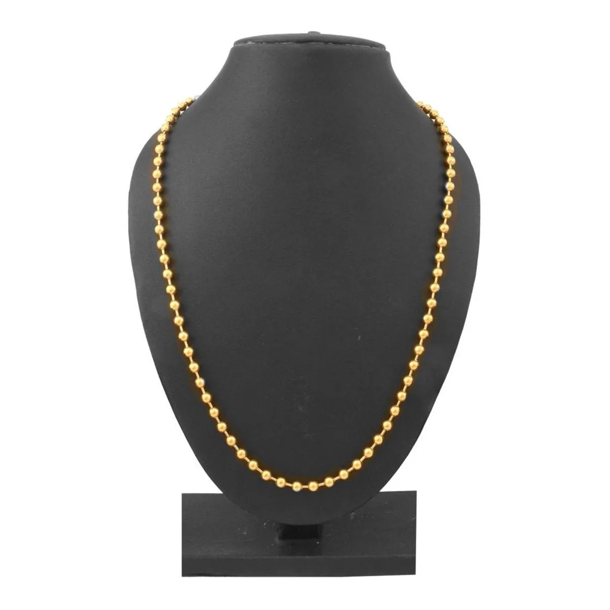 316L Surgical Stainless Steel Classic Gold Ball 22" Chain Men Women