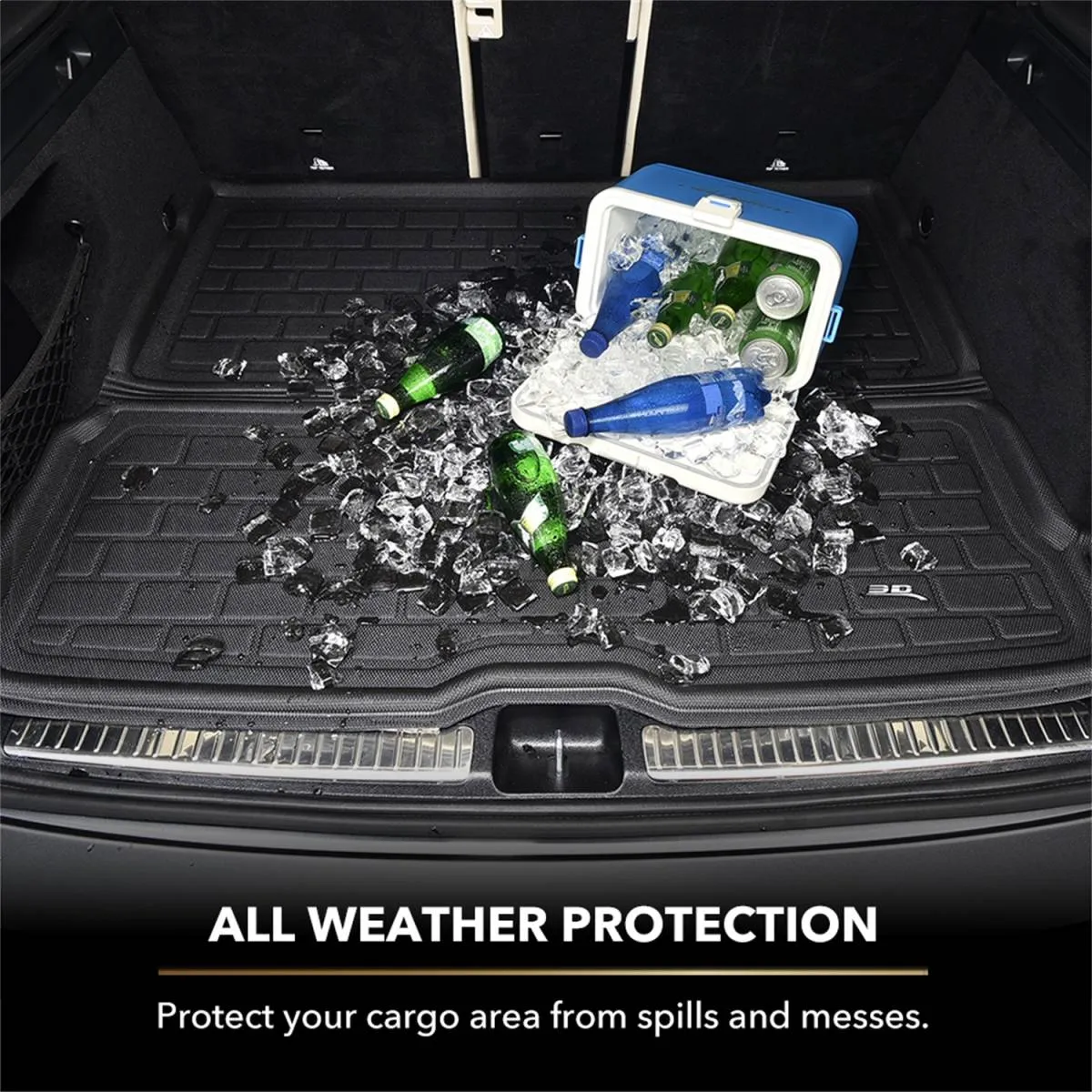 3D MAXpider Cargo Liner Chevy Blazer EV (2024) Kagu Black Rubber M1CH1081309