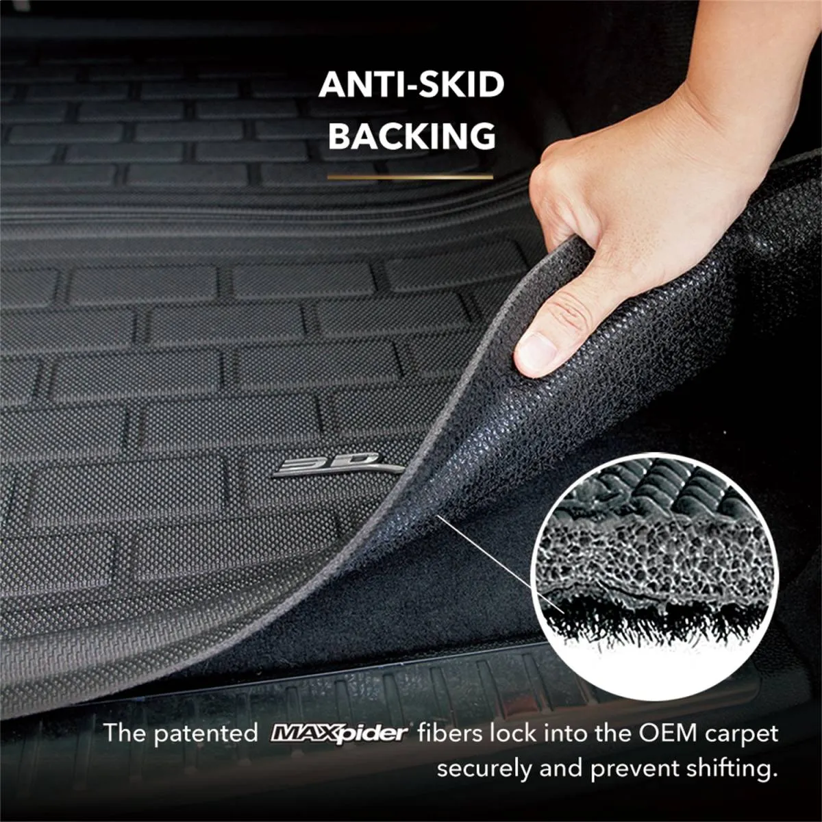 3D MAXpider Cargo Liner Chevy Blazer EV (2024) Kagu Black Rubber M1CH1081309