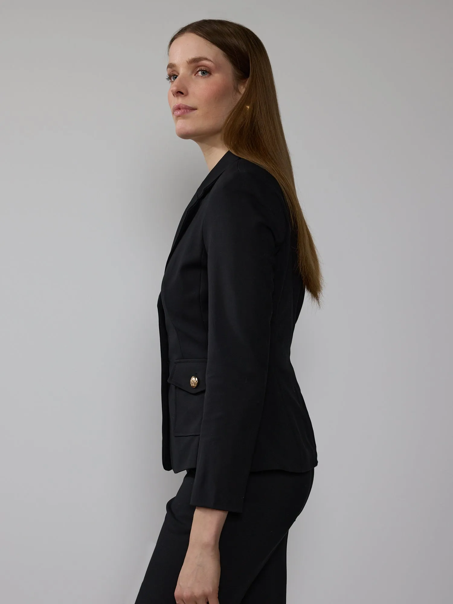 5 Button Notch Lapel Blazer