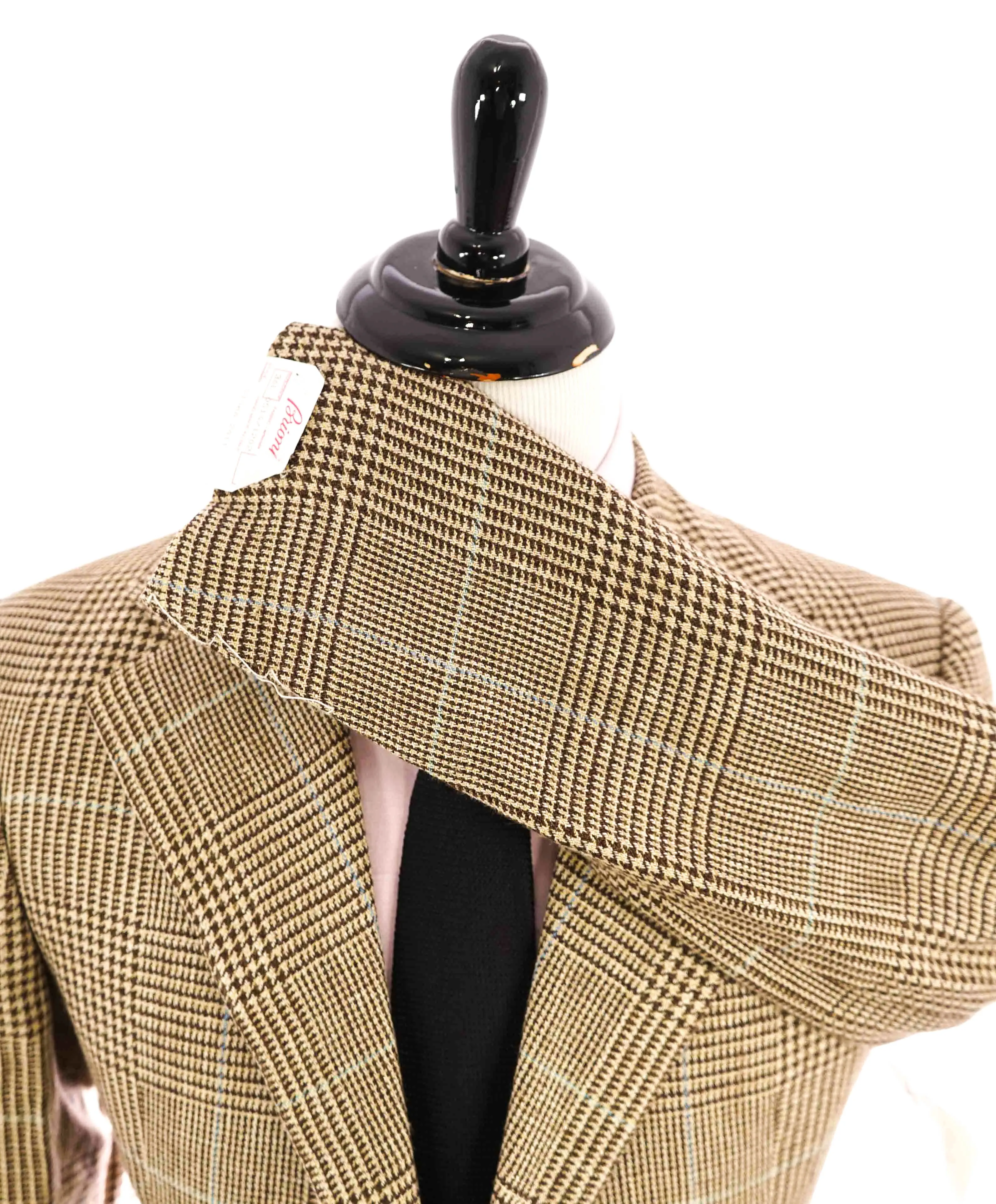 $5,495 BRIONI -"PARLAMENTO"  BROWN/BLUE Light Wool Blazer Italy - 42L NWD