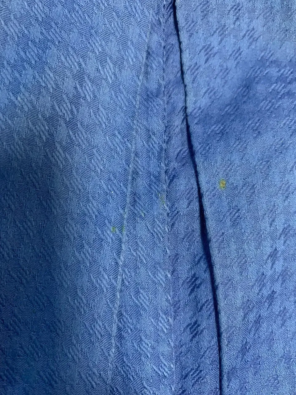 70s Blue Pleated Skirt