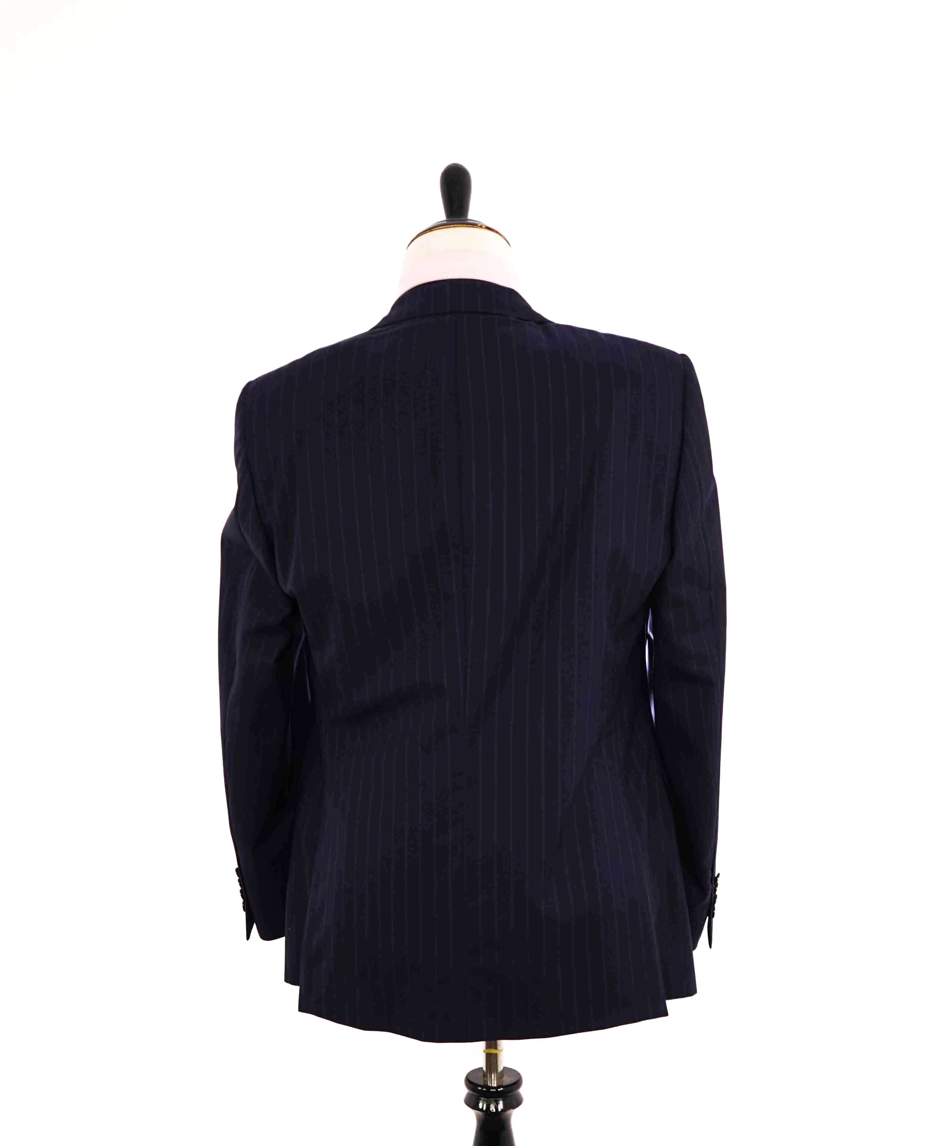 $995 SAMUELSOHN - SUPER 120's Blue Stripe Premium Grade Blazer - 42R