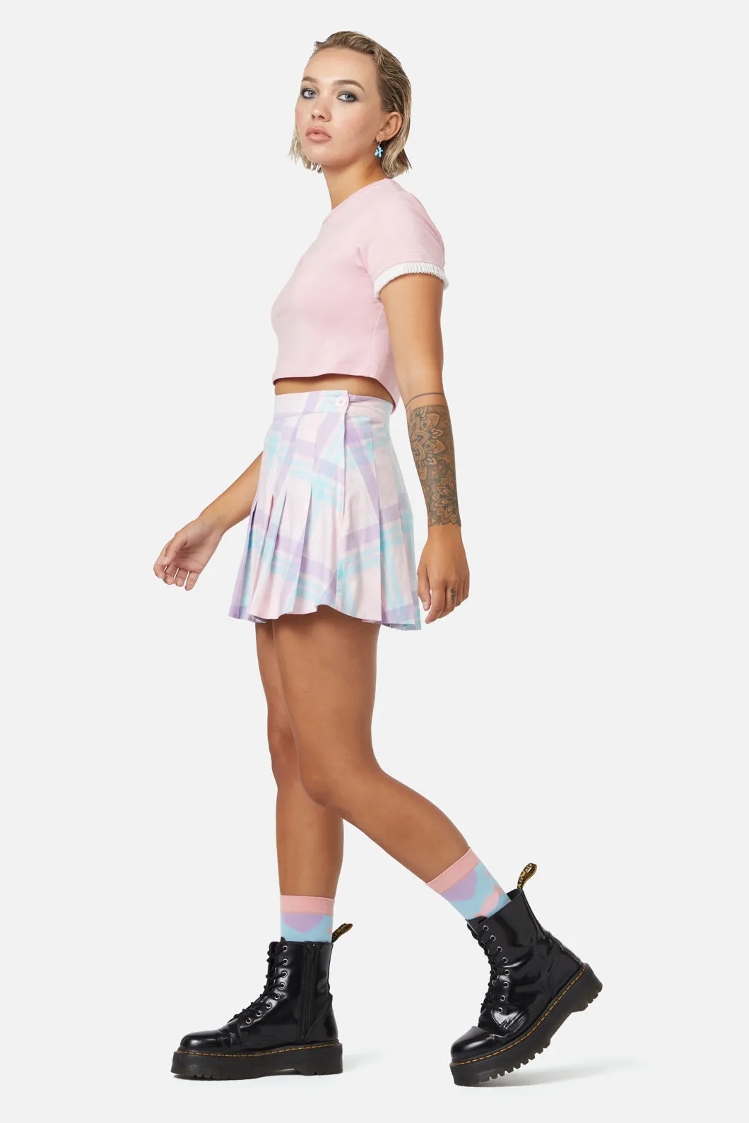 Abyss Tartan Skirt