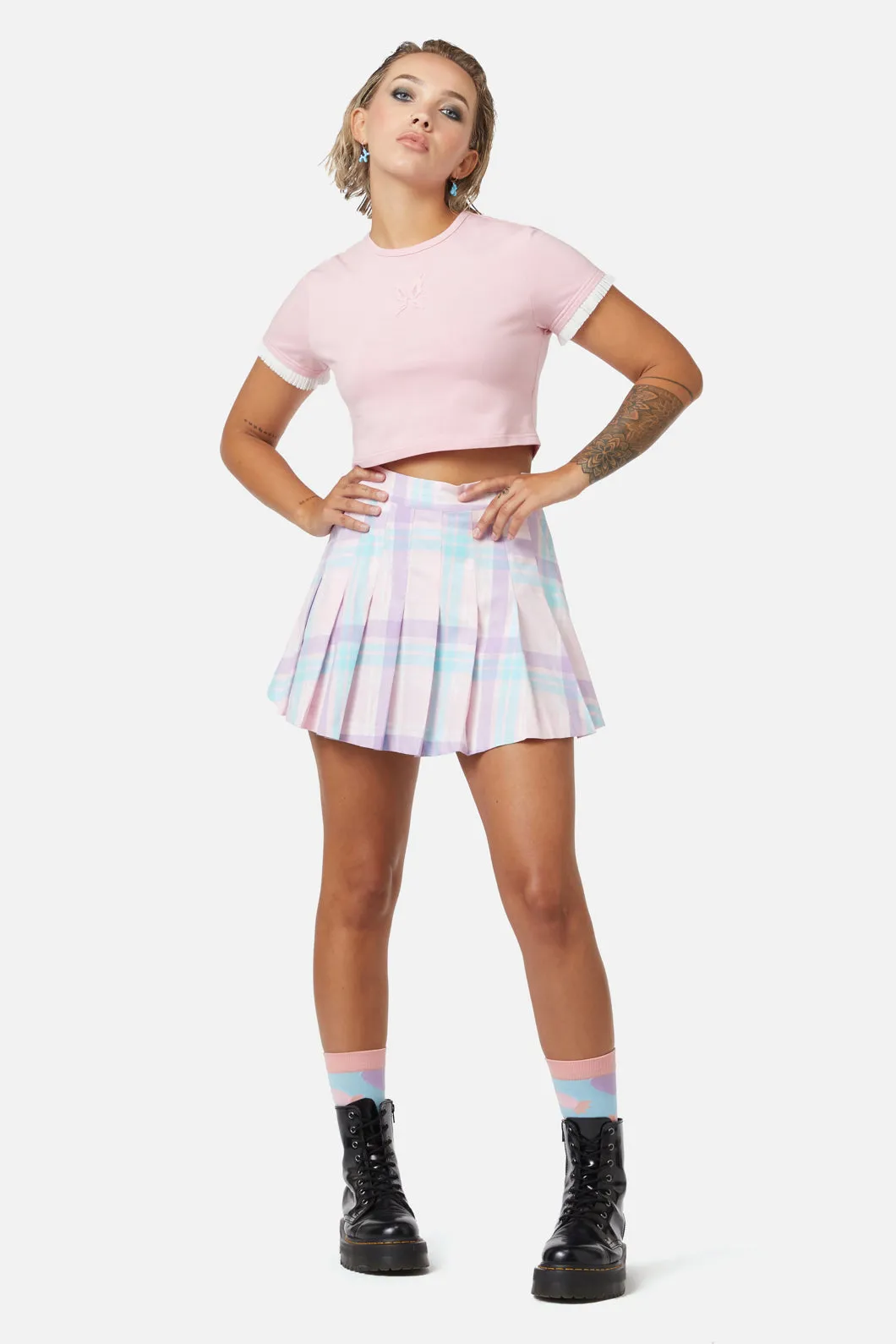 Abyss Tartan Skirt