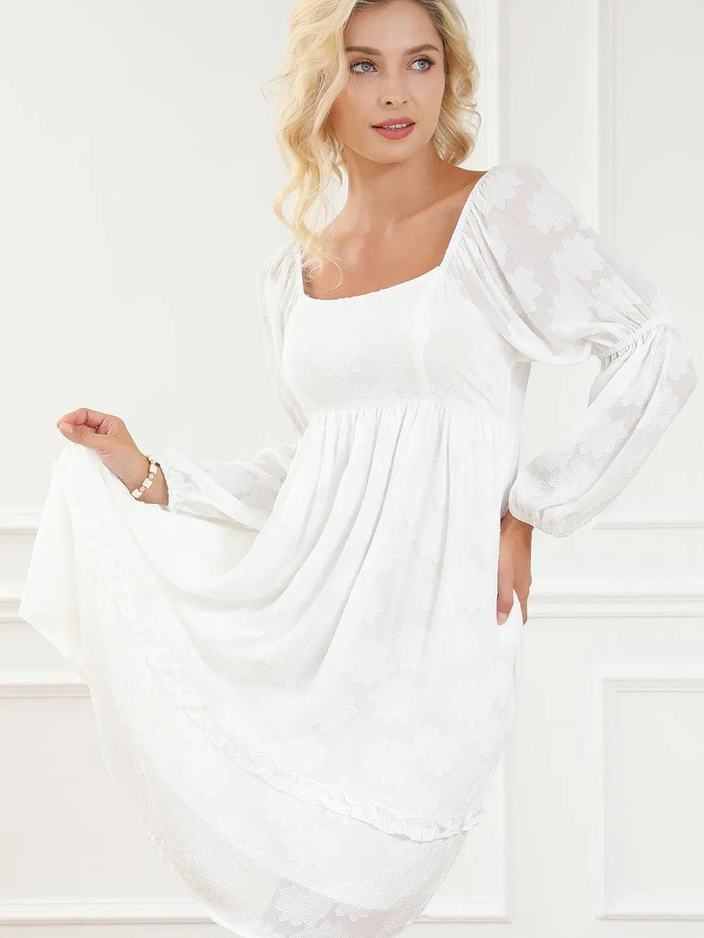 Adorable White Mini Dress