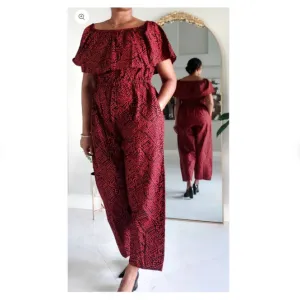 African Print Ankara Style Pants Jumper Jumpsuit Romper