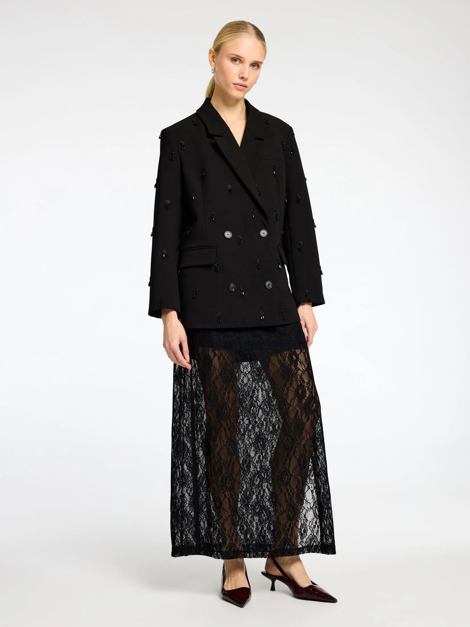 Aje Ls Relaxed Blazer - Black