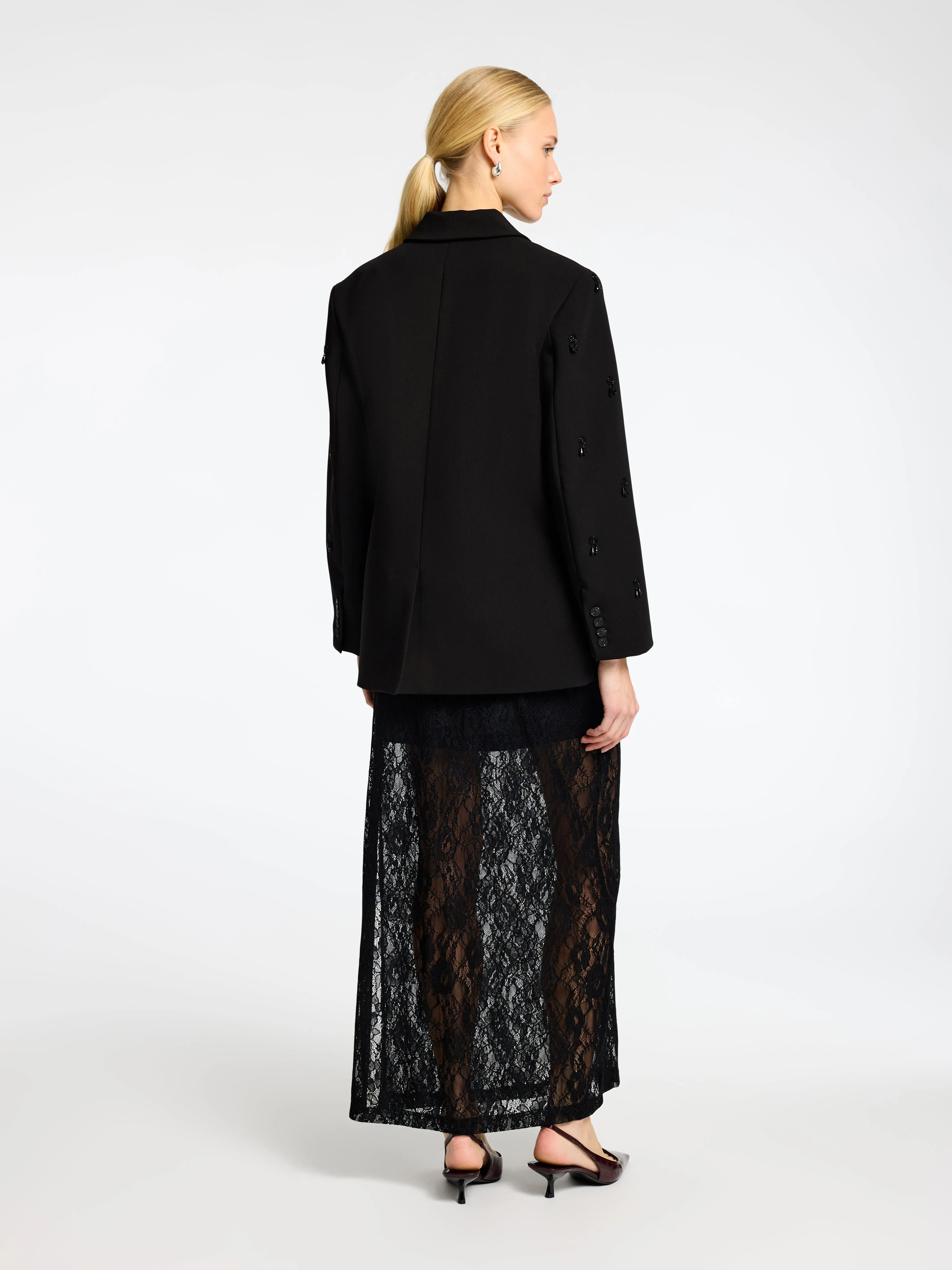 Aje Ls Relaxed Blazer - Black