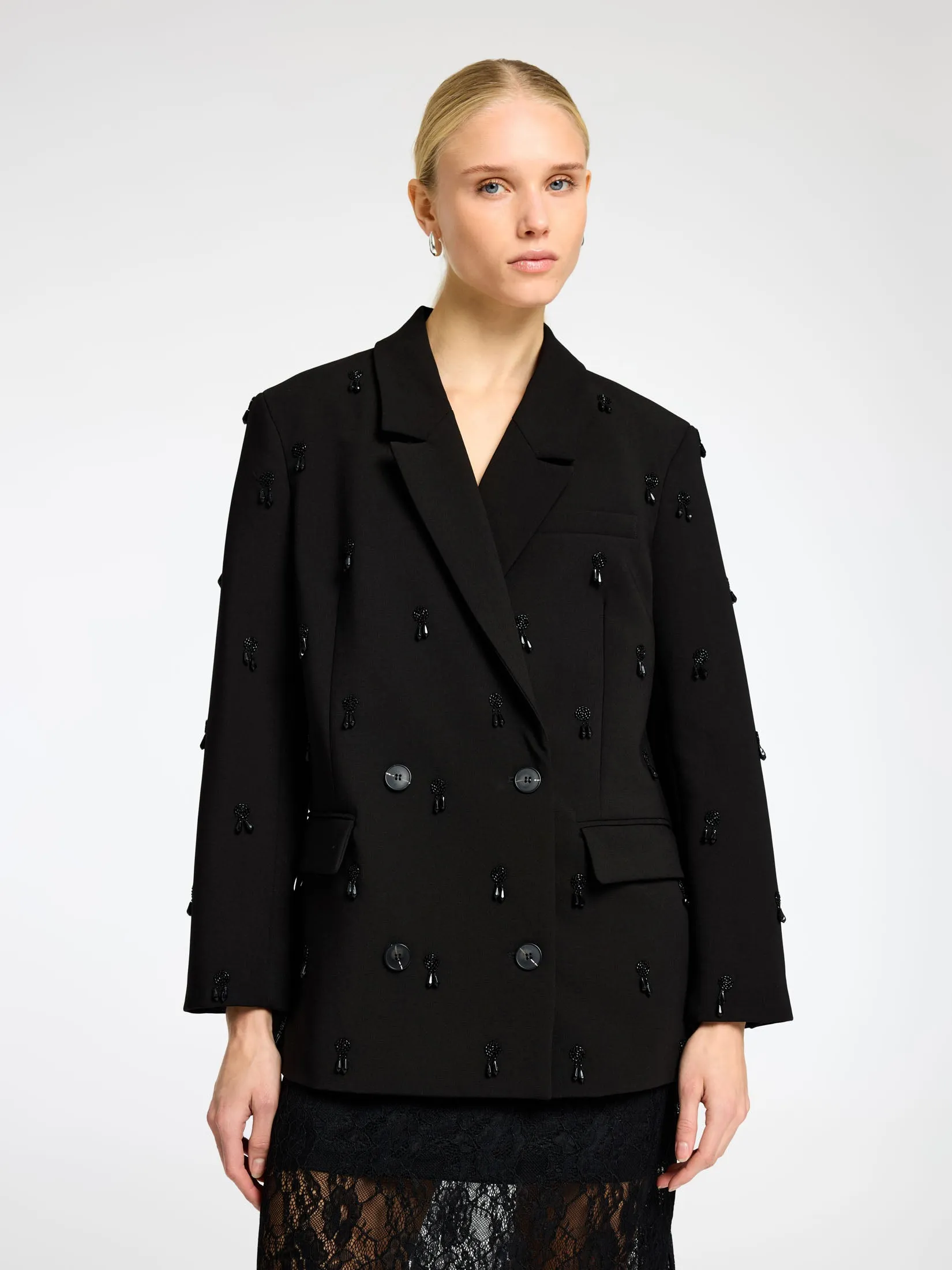 Aje Ls Relaxed Blazer - Black