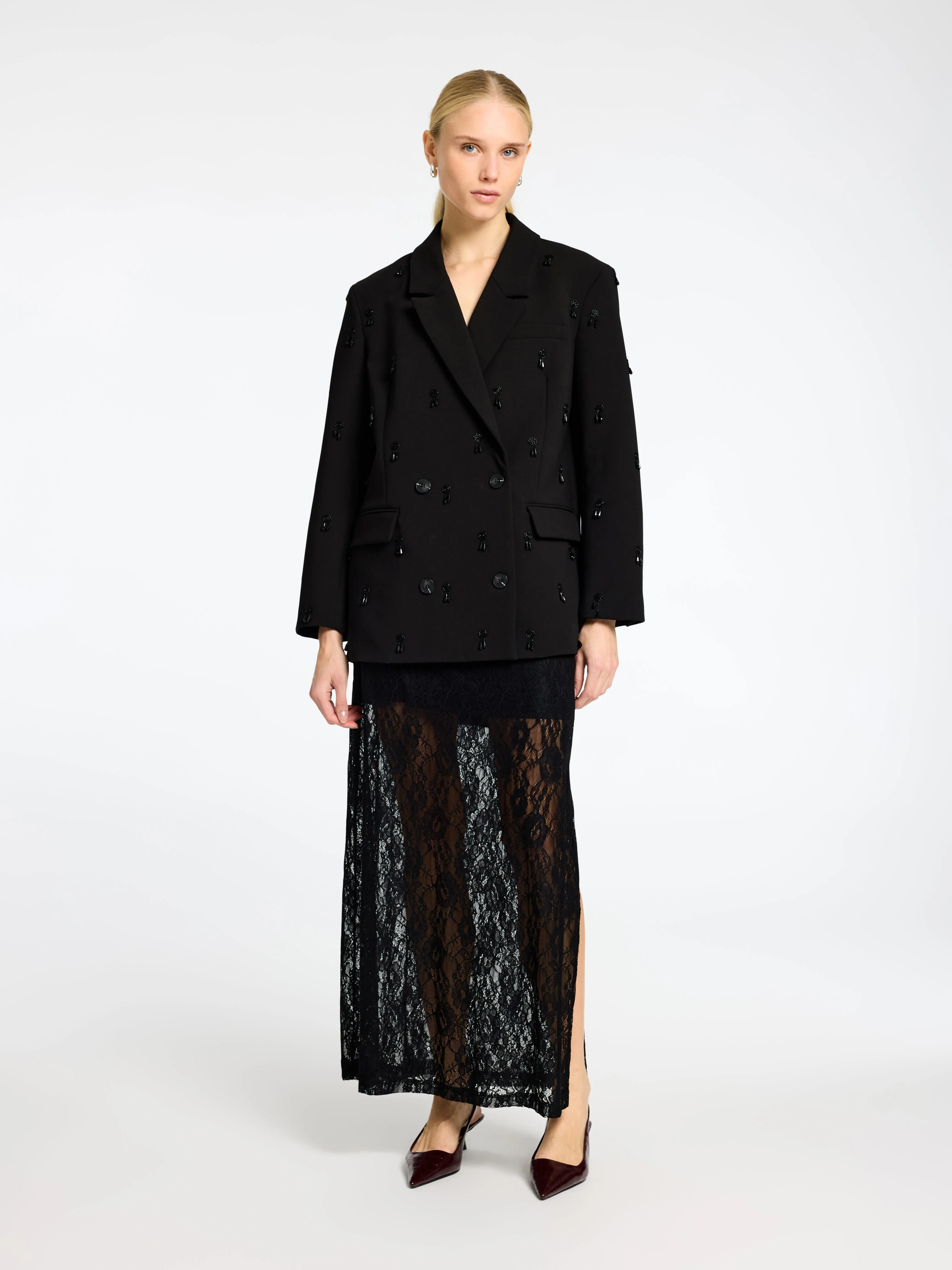 Aje Ls Relaxed Blazer - Black