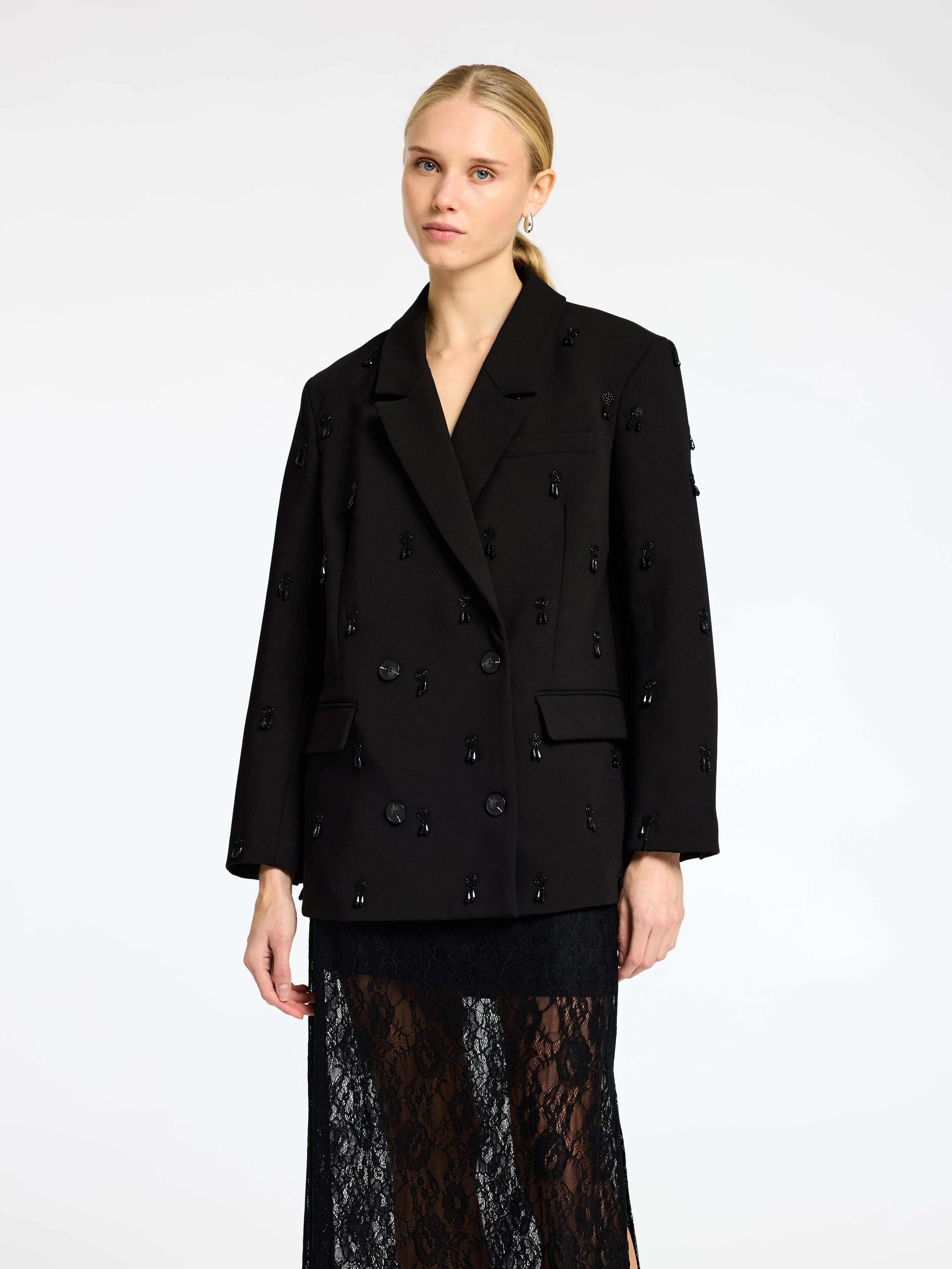 Aje Ls Relaxed Blazer - Black