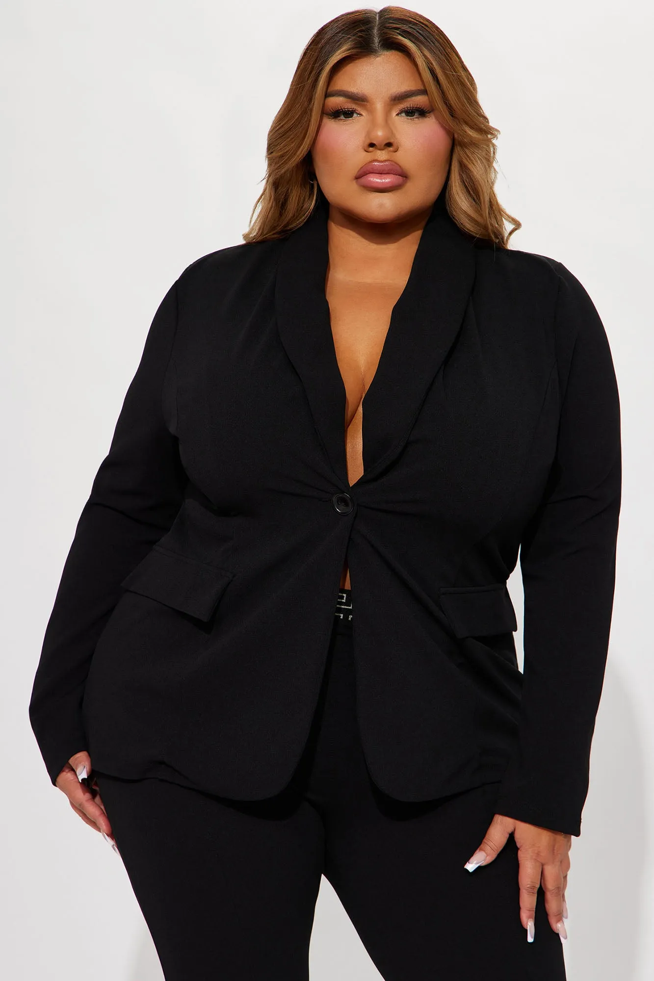 Alejandra Blazer Legging Set - Black