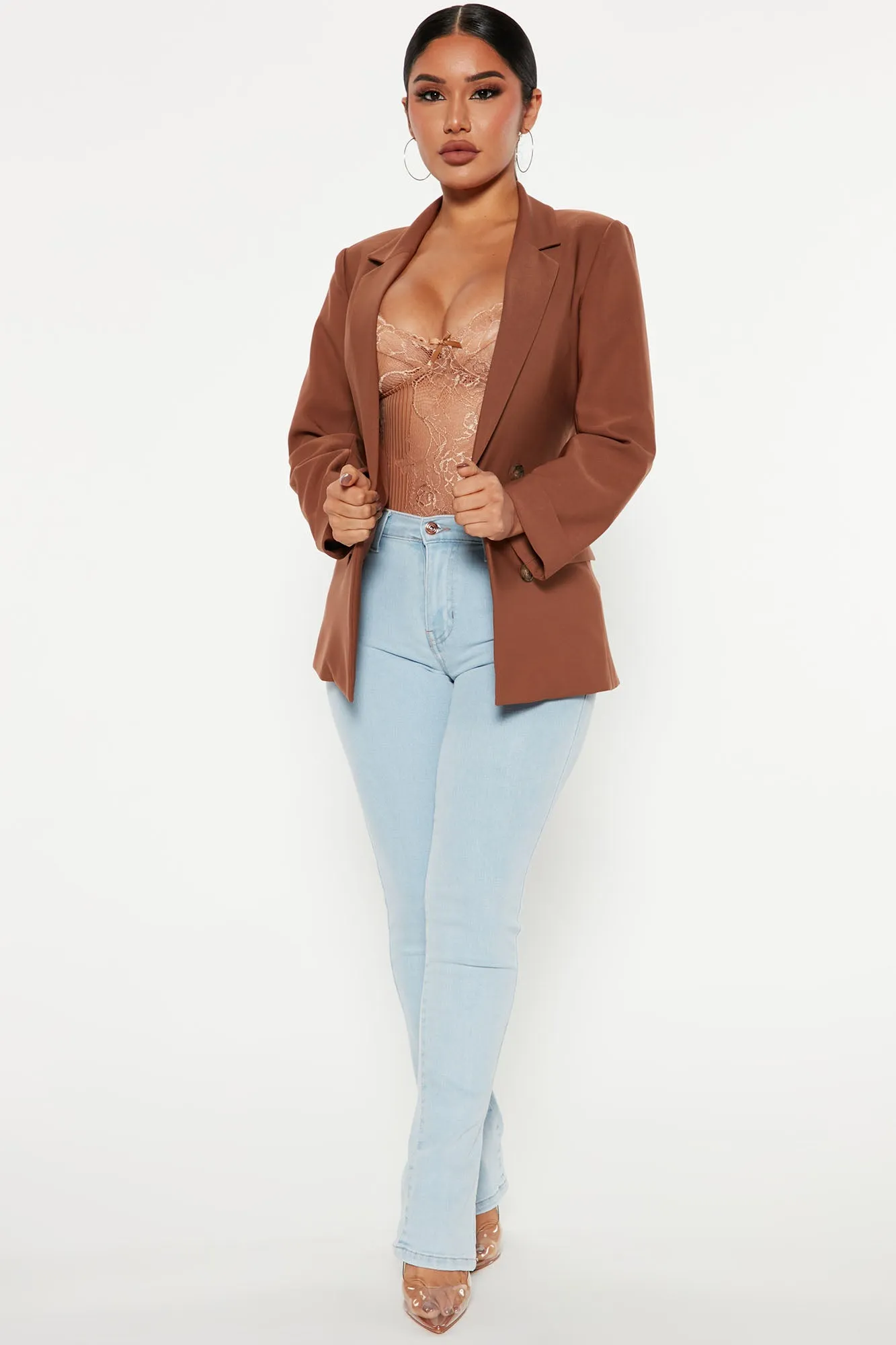Amelia Blazer - Brown