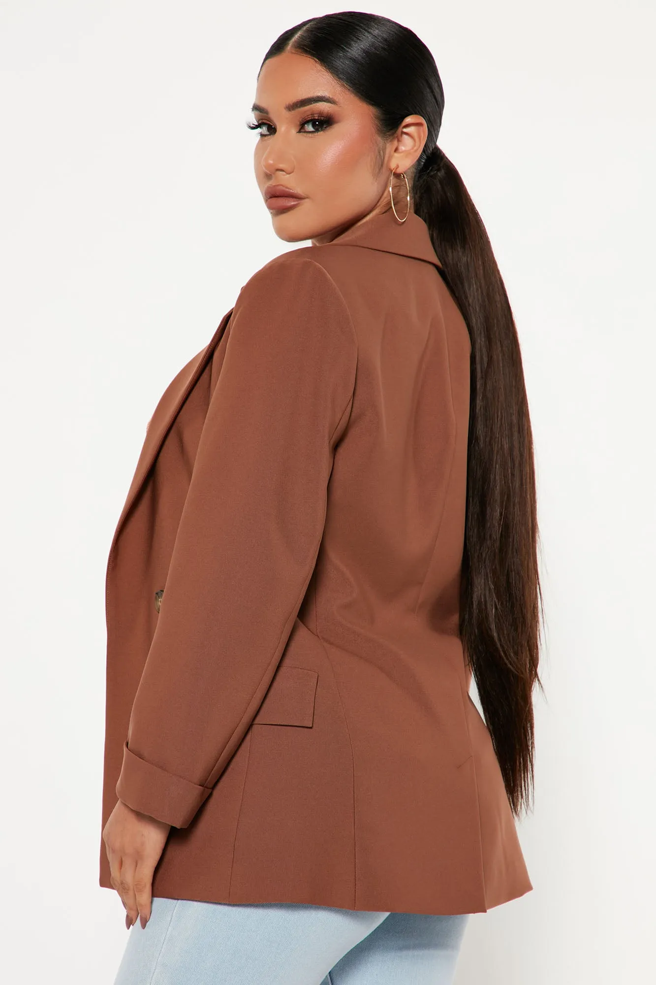 Amelia Blazer - Brown