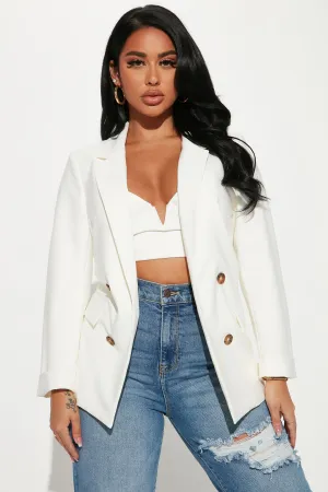 Amelia Blazer - Ivory