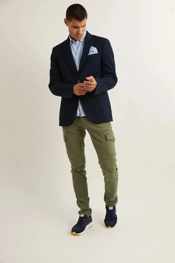 American Smooth Elastic Navy