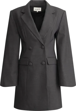 Andrea Blazer Dress - Deep Grey