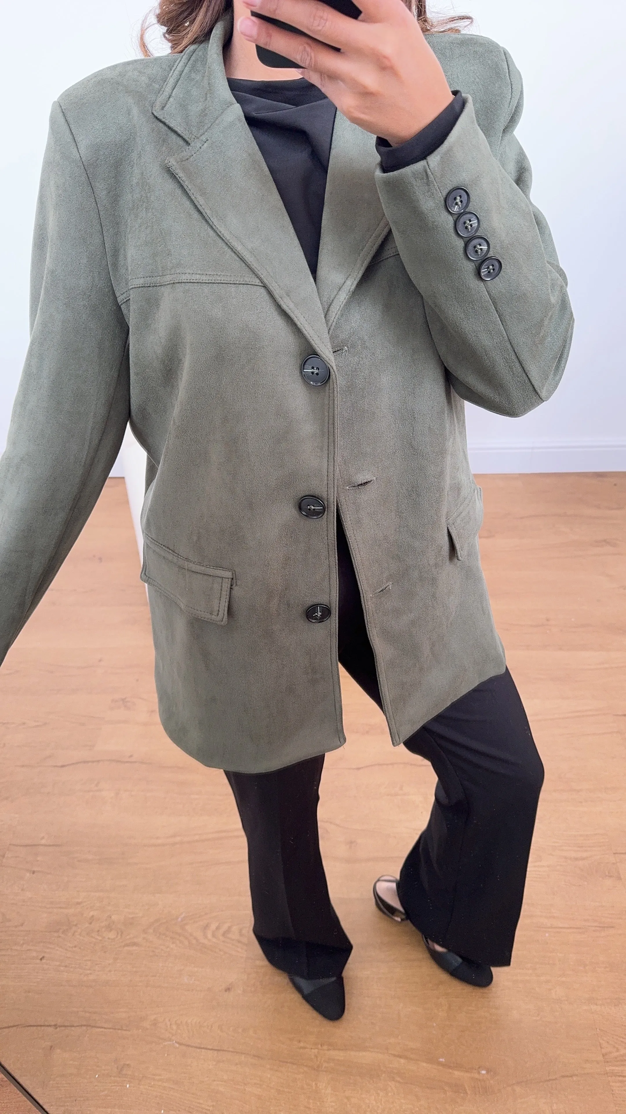 Arana blazer in olive