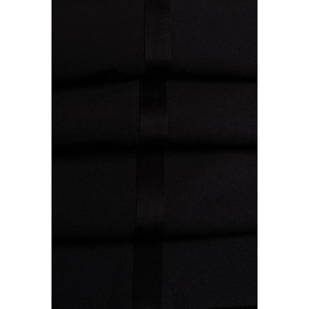 Aspen - Men's Plain Black Tuxedo Blazer