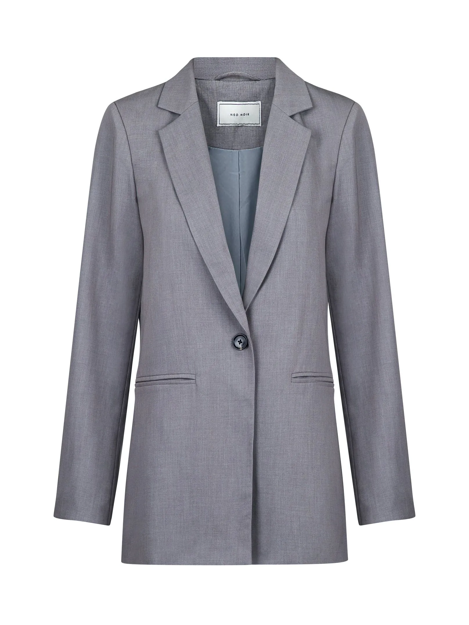Avery Structure Blazer - Light Grey