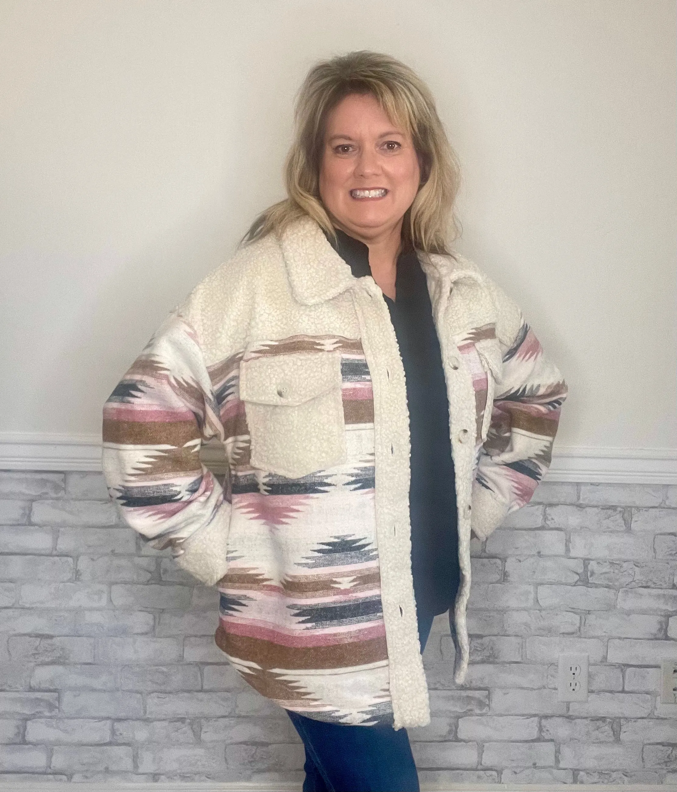 Aztec Sherpa Jacket