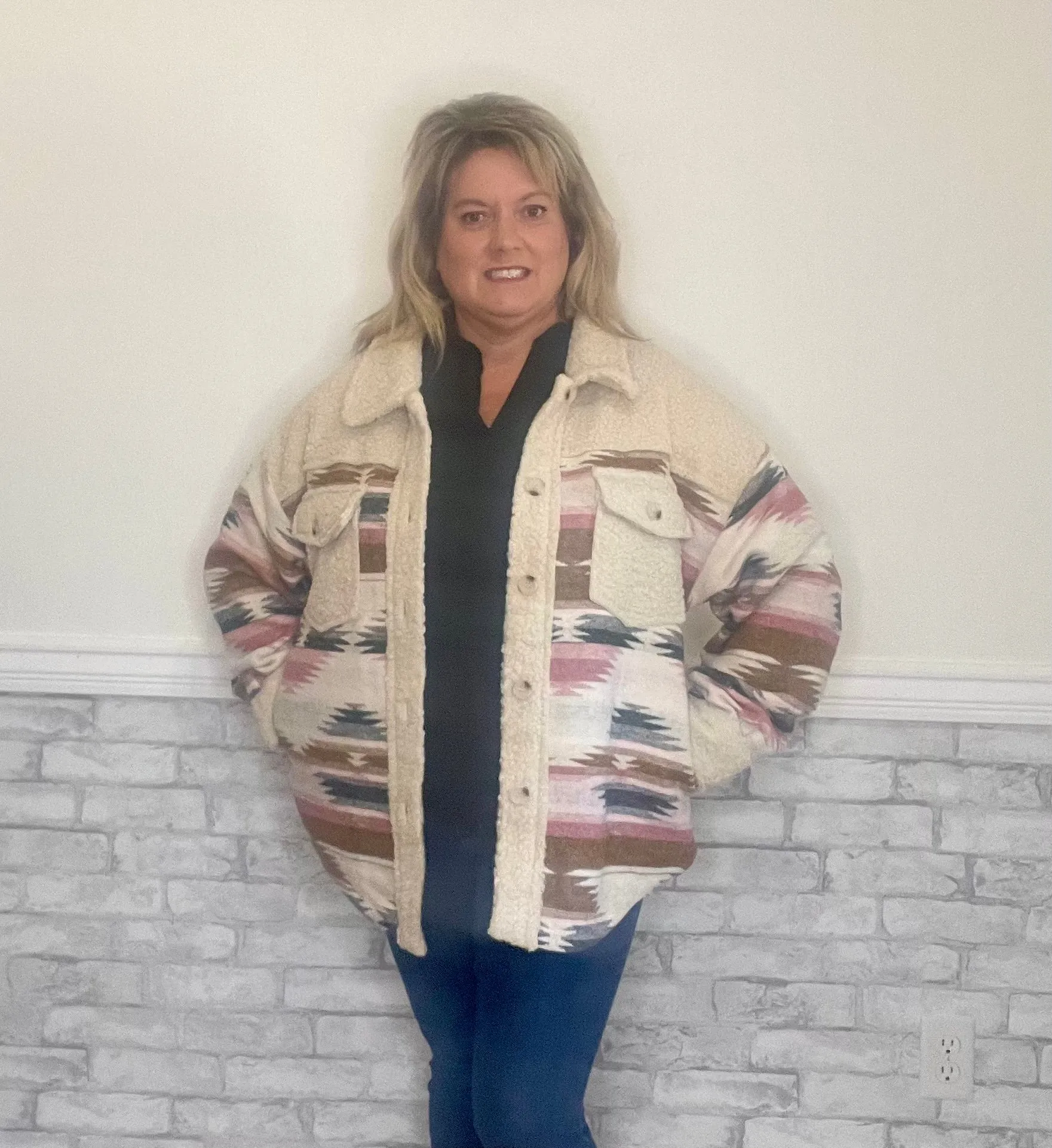 Aztec Sherpa Jacket