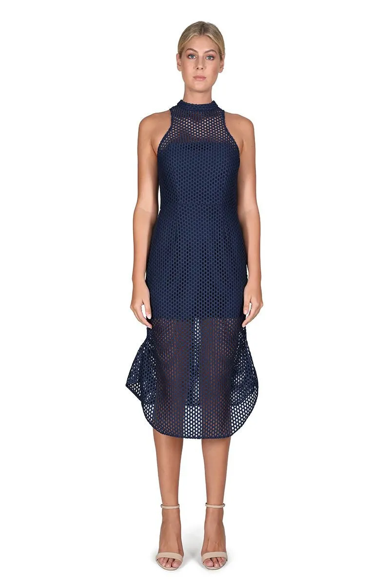 Azure Mesh Dress