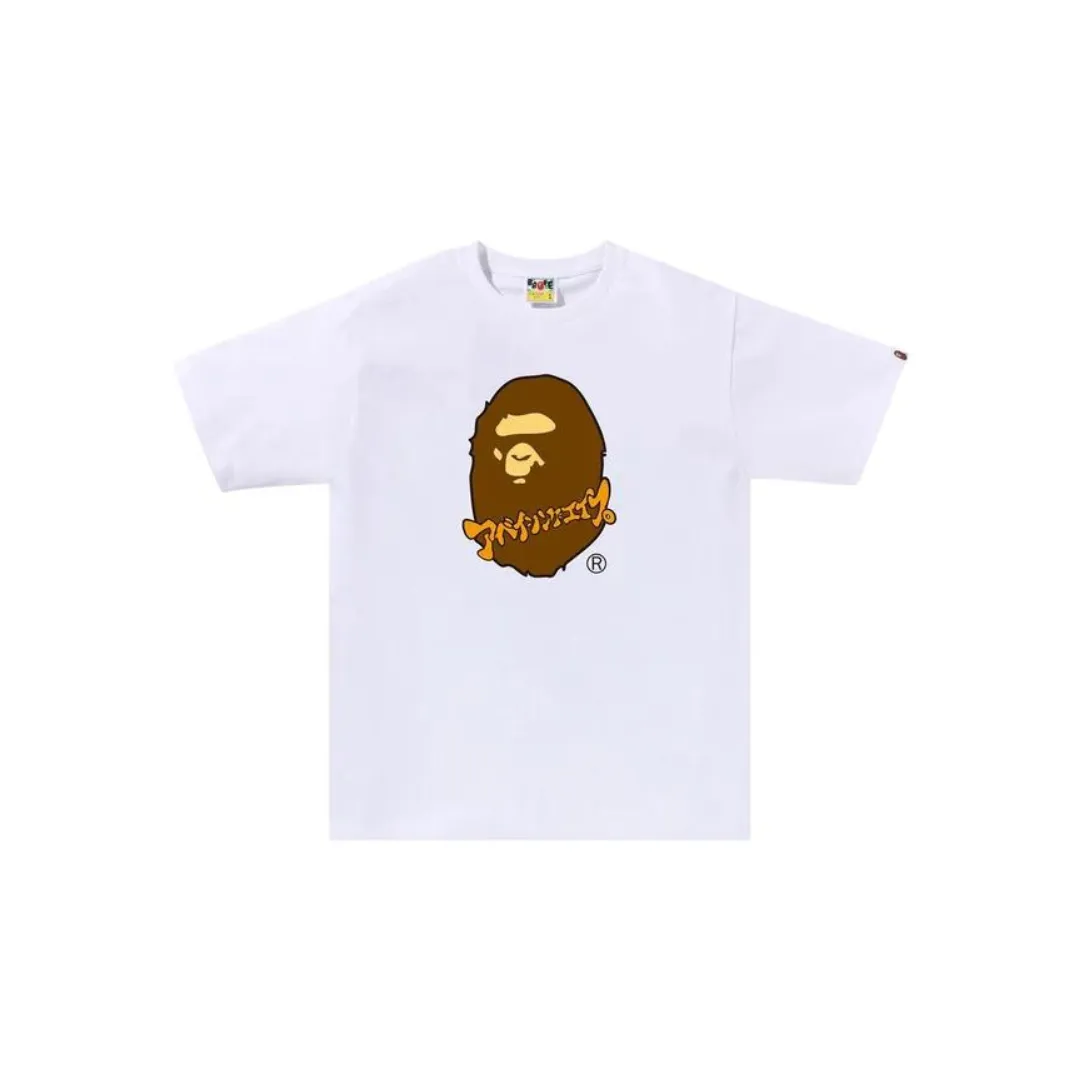 BAPE Katakana Ape Head Tee 'White' (2024)