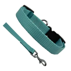Basic Style Collar and Lead Set — Ocean