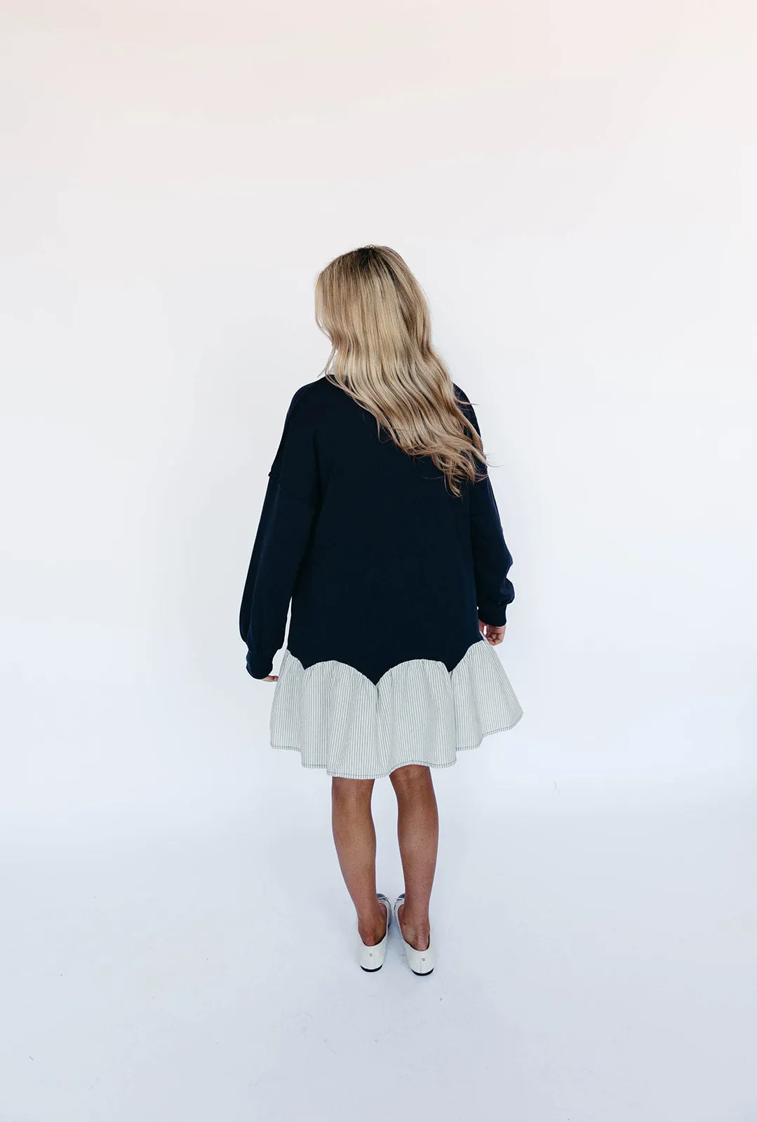 Benton Mini Dress - Navy