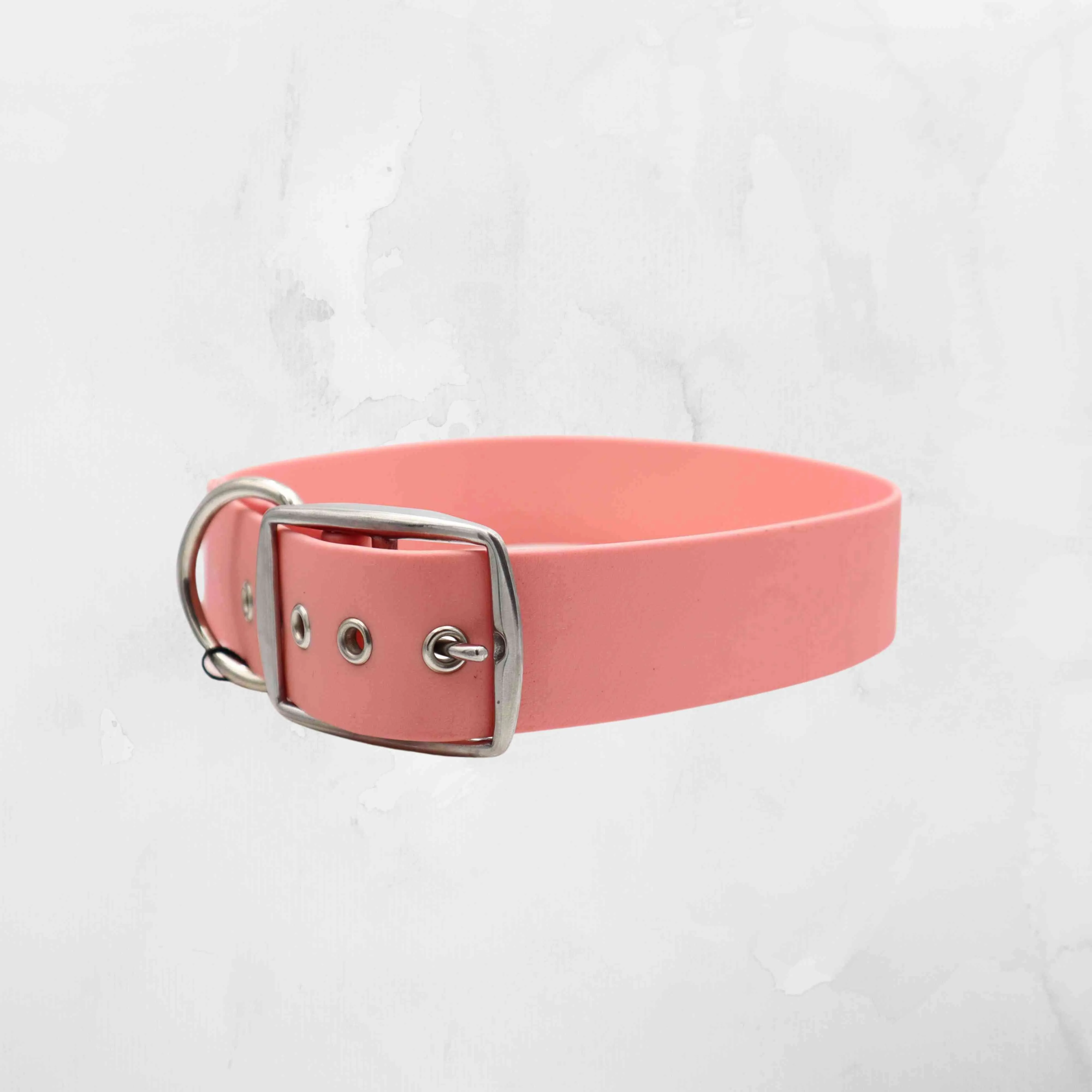 Biothane Dog Collar |  Rose | Width: 38 mm | Length: 58-66 cm