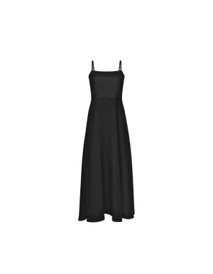 Black Pati Strap Corset Dress