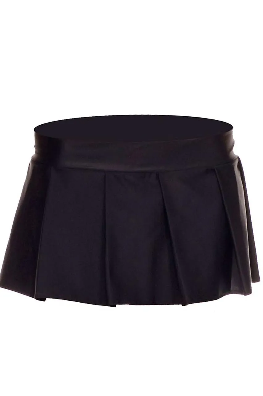 Black Pleated Skirt