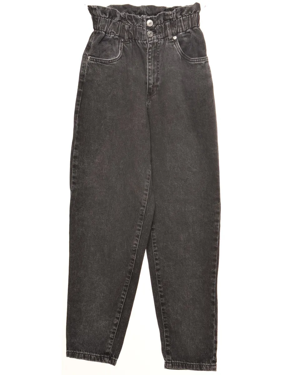 Black Tapered Jeans - W24 L28