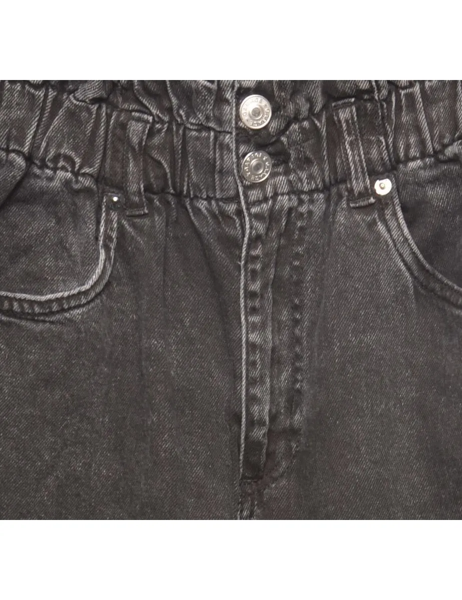 Black Tapered Jeans - W24 L28