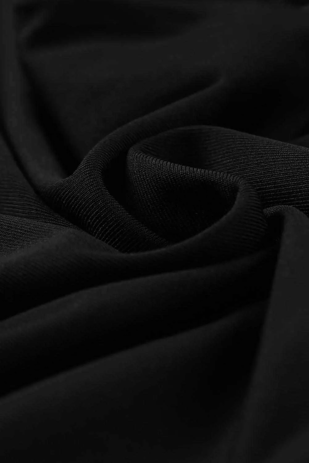 Black V-Neck Dolman Sleeves Wide Leg Jumpsuit - Chic Style