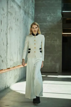 BLAZER BLANCO CON DOBLE BOLSILLO BASTIAN