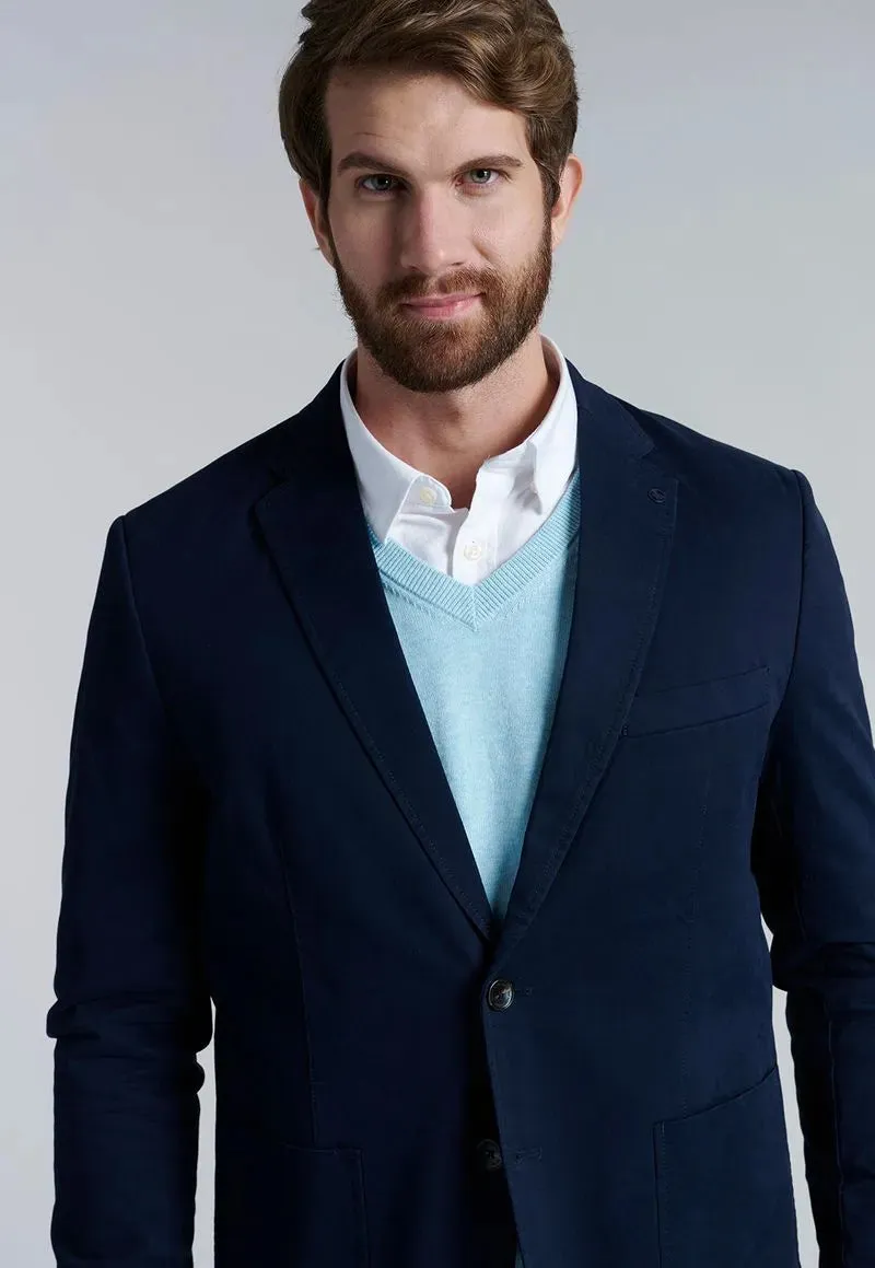 Blazer Hombre Stanford Azul