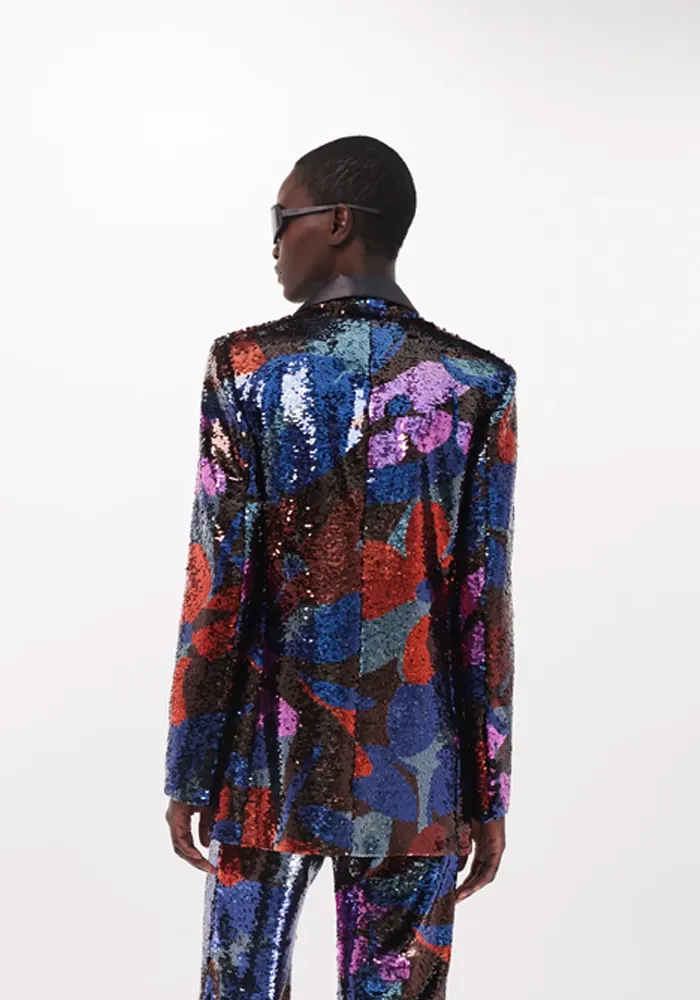 Blazer Mila Sequin Fleuris