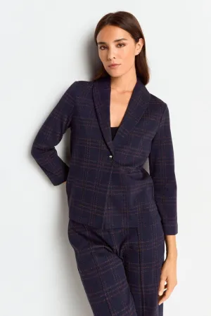 Blazer mit Karomuster