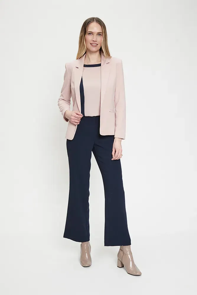 Blazer Mujer Tipo Tapado Rosado