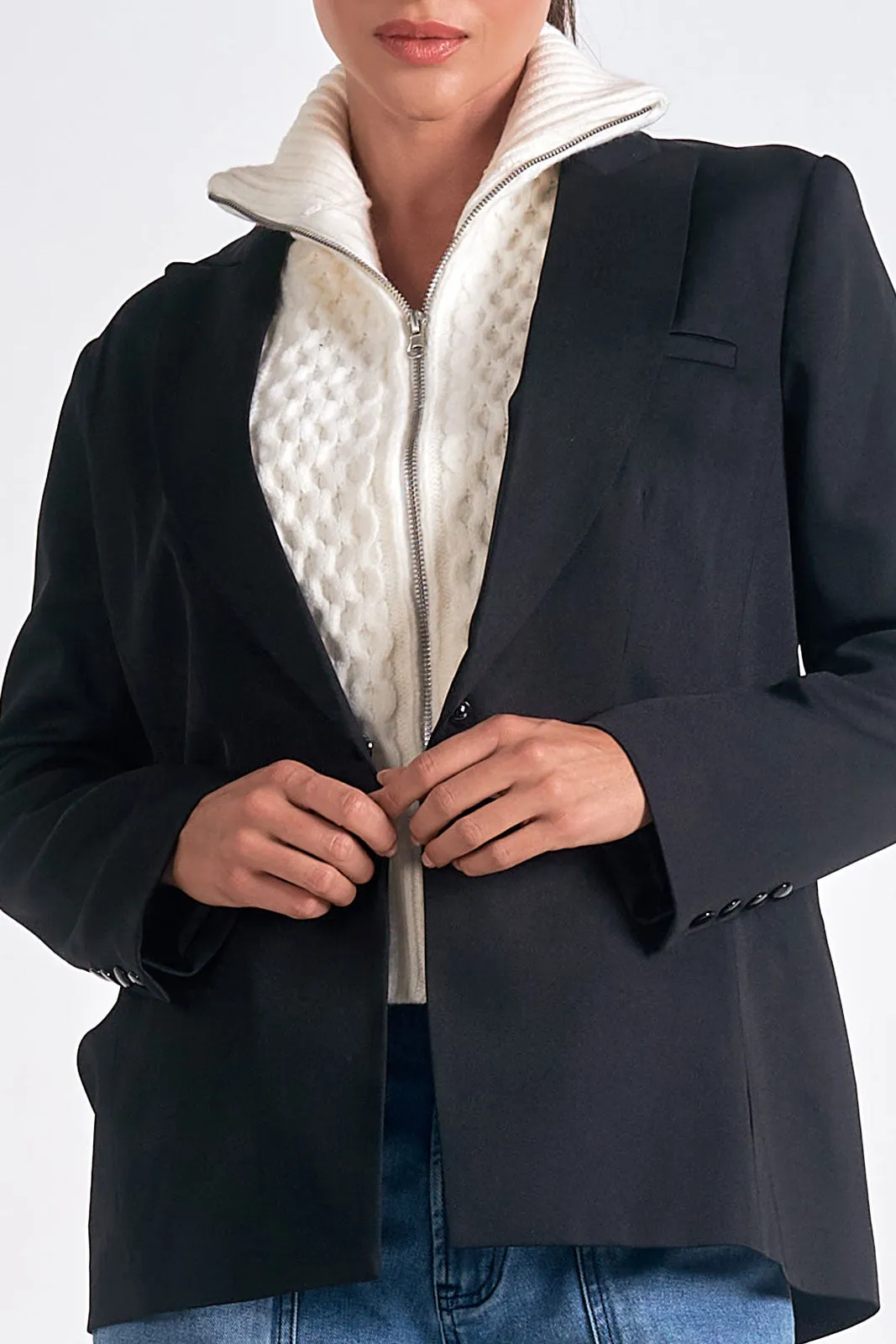 BLAZER SWEATER