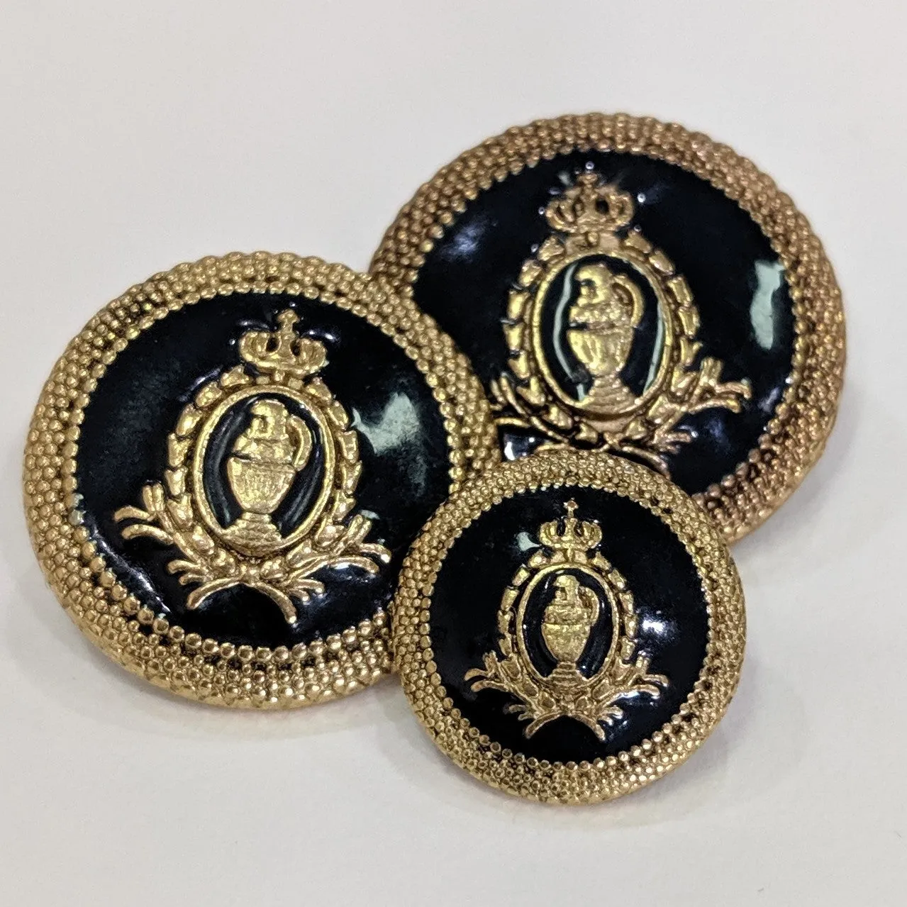 Blazer with Classic Crest / Gold & Navy Epoxy / Shank