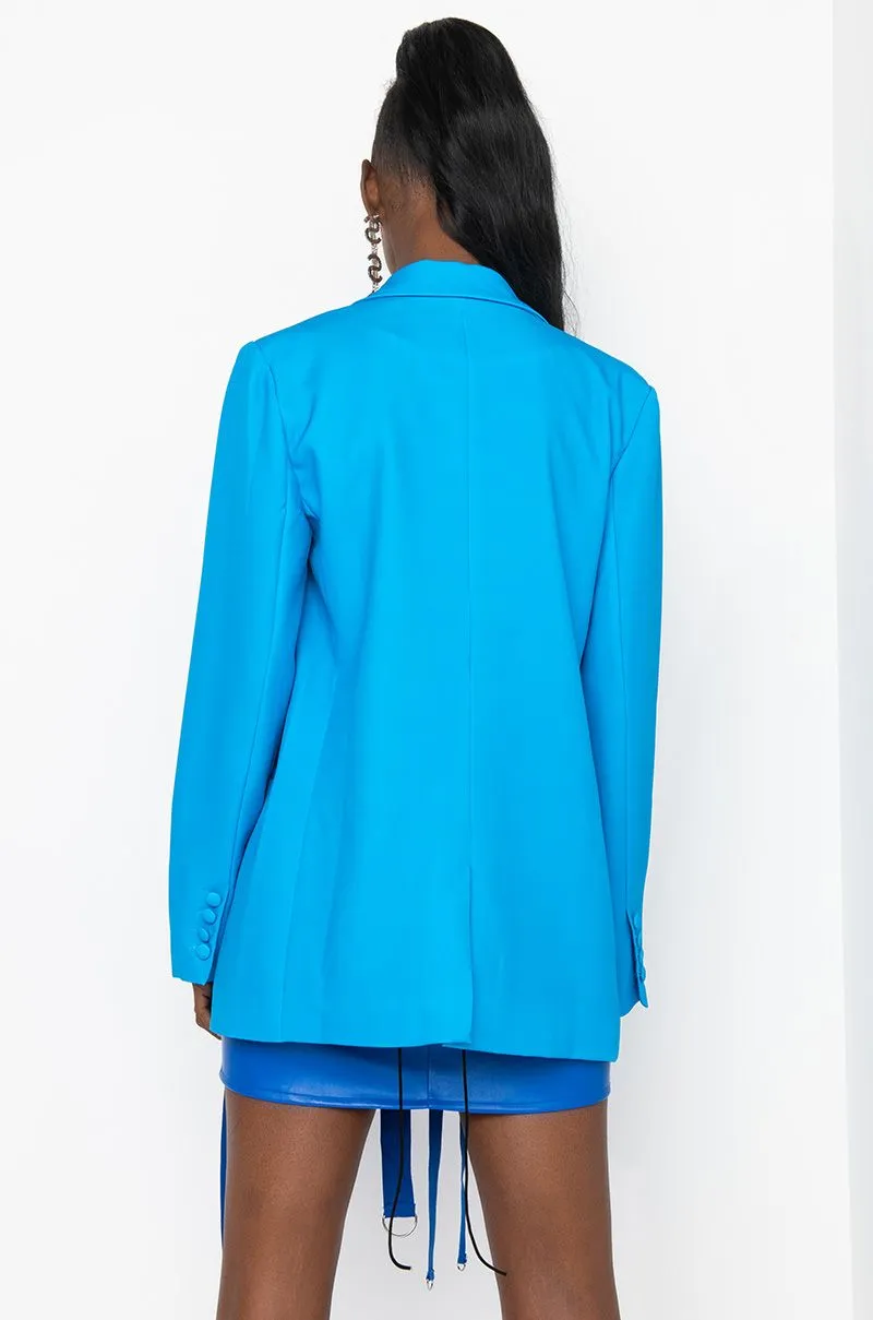 Blue Oversized Blazer