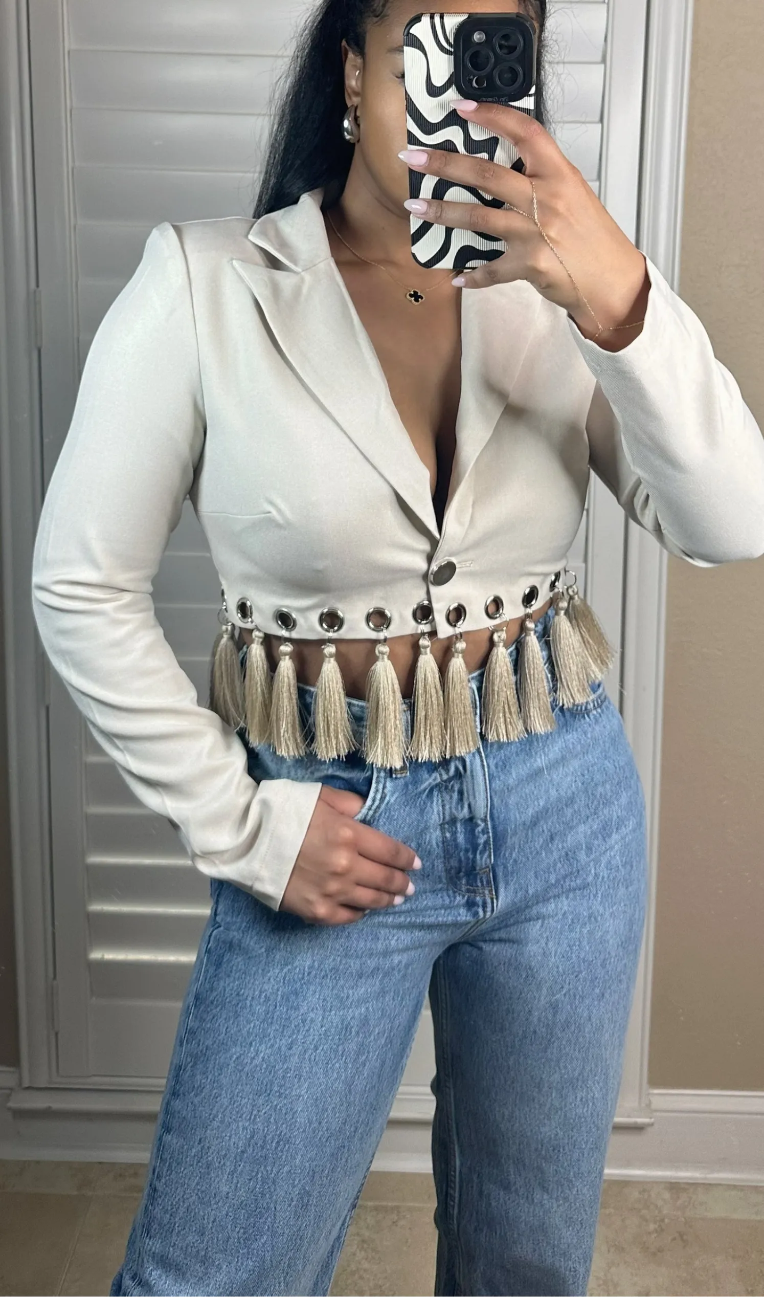 BOHO BELLE | TASSEL BLAZER