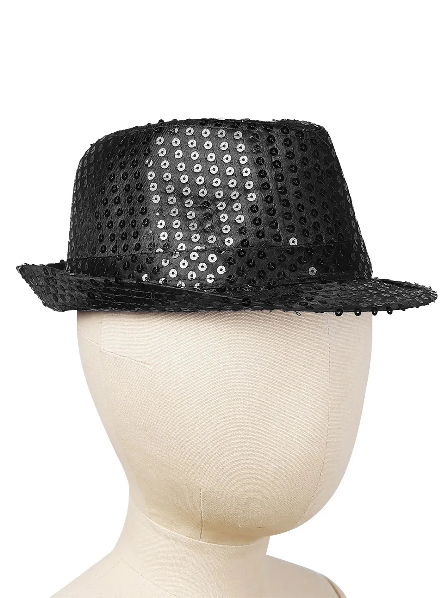 Boys Sequinned Tailcoat Magic Show Jazz Dance Performance Outfit Blazer with Hat