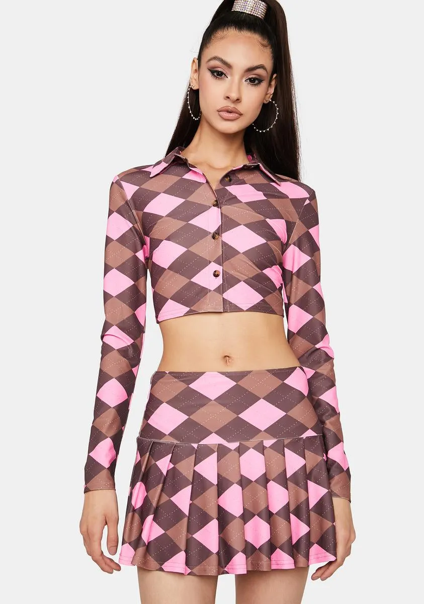 Cafeteria Politics Mini Skirt