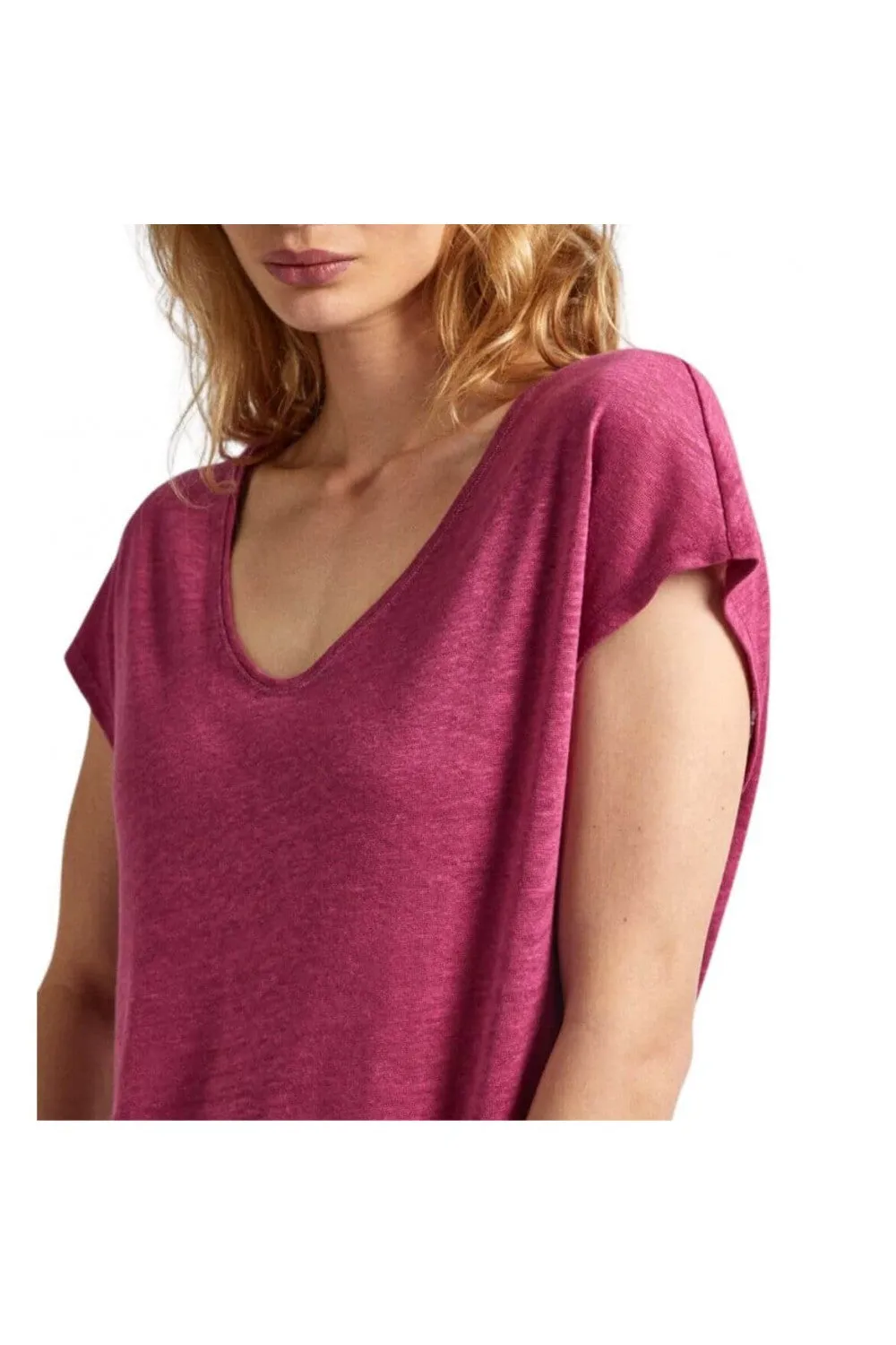 Camiseta De Lino  "lottie"